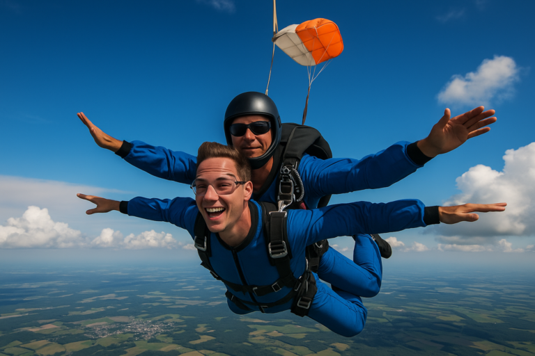 Skydiving: guia completo para o seu primeiro salto